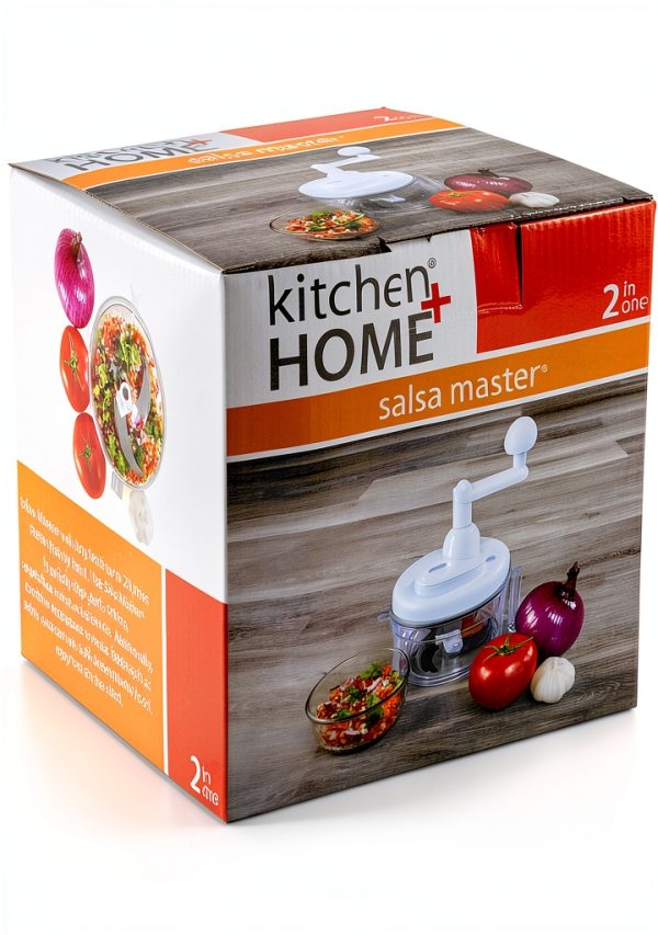 Salsa Master Manual Food Chopper Stainless Steel-5
