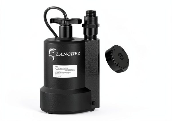 Lanchez Submersible Sump Pump 115V 450W Black Q450211-4