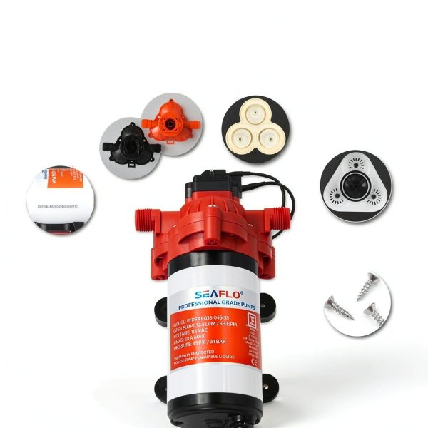 SEAFLO 115V 3.3 GPM Water Pump for RVs and Boats-9
