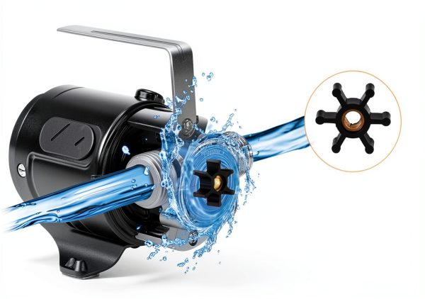 XWILLING Water Transfer Pump Black Metal Minimalism 260W-1