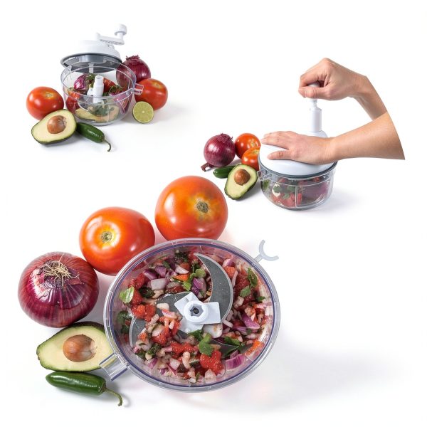 Salsa Master Manual Food Chopper Stainless Steel-1