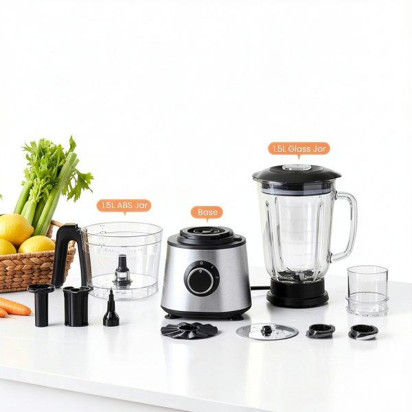 Food Processor Sweetcrispy 8‑in‑1 1500ml Capacity-6