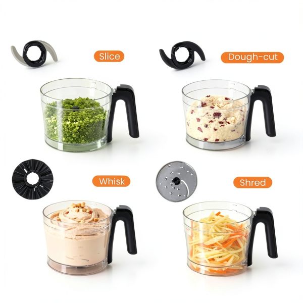 Food Processor Sweetcrispy 8‑in‑1 1500ml Capacity-3