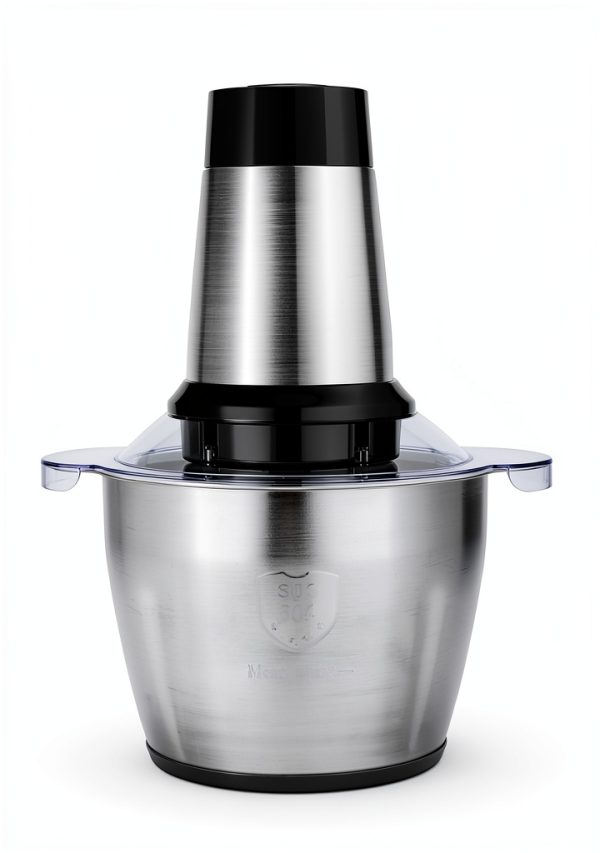 Qinkada Meat Grinder 500W Stainless Steel Manual-4