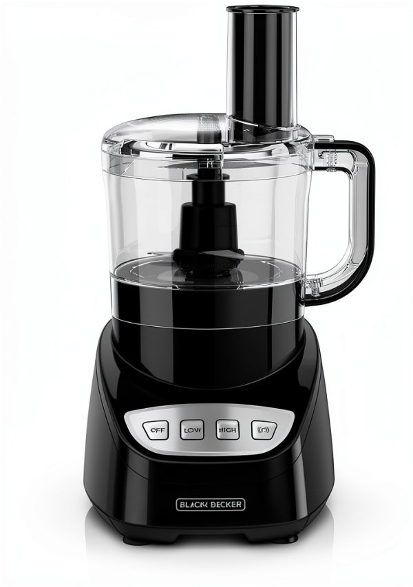 Food Processor Black+Decker 8‑Cup Stainless Steel-1