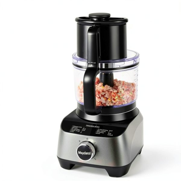 Food Processor Maydarol 14 Cup Stainless Steel-1