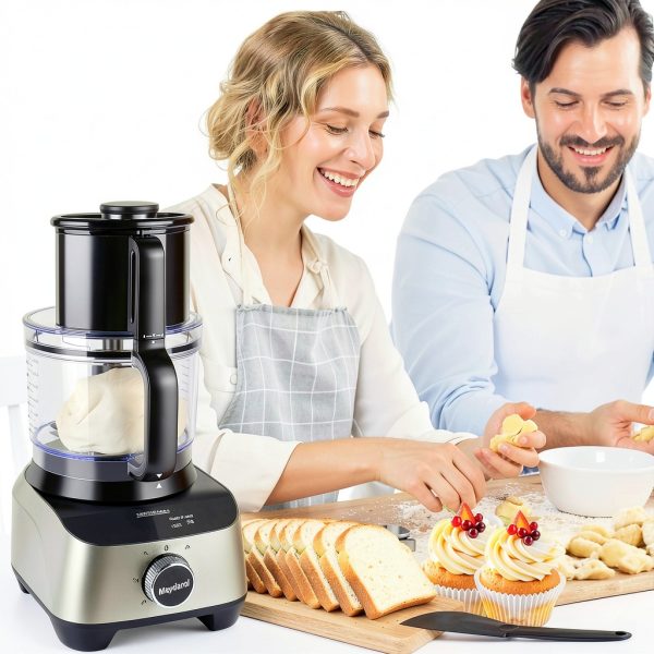 Food Processor Maydarol 14 Cup Stainless Steel-2