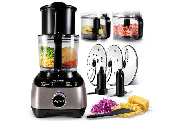 Food Processor Maydarol 14 Cup Stainless Steel-0