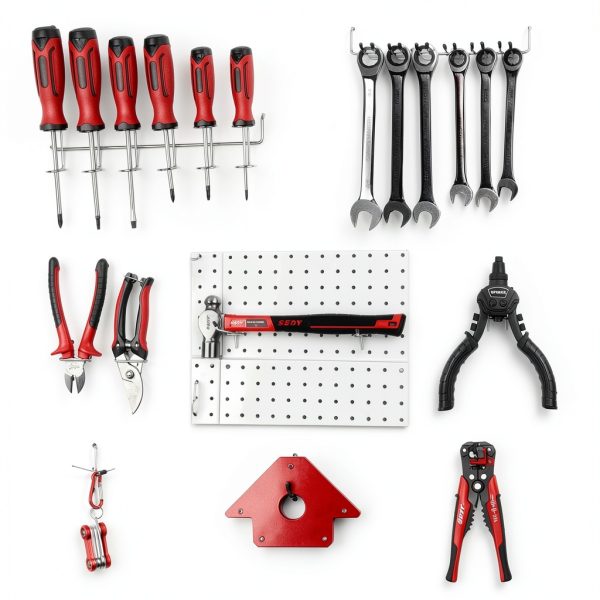 Pegboard Hook Set 300-Piece Black SEDY Durable Metal Organizer-7