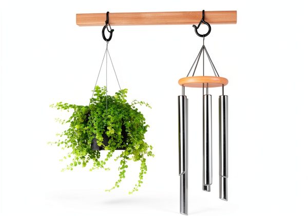 Q Hangers 25 PCS Screw-in Hooks for Outdoor String Lights, Swivel Hanging Basket Patio Light Hooks with Safe Buckle Screw in Planter Eye Hook for Wall Ceiling-7