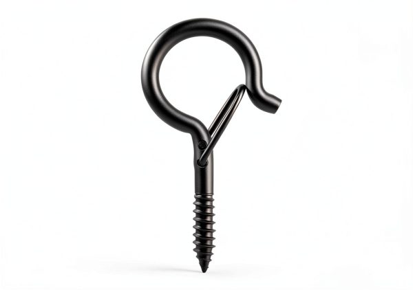 Q Hangers 25 PCS Screw-in Hooks for Outdoor String Lights, Swivel Hanging Basket Patio Light Hooks with Safe Buckle Screw in Planter Eye Hook for Wall Ceiling-5