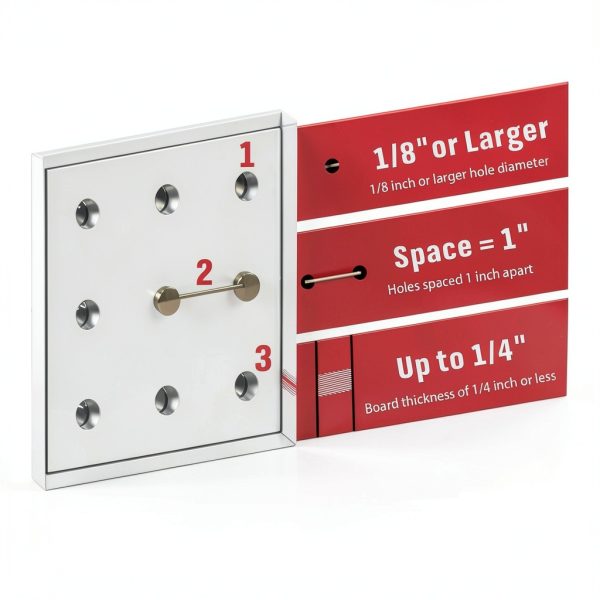 Pegboard Hook Set 300-Piece Black SEDY Durable Metal Organizer-1