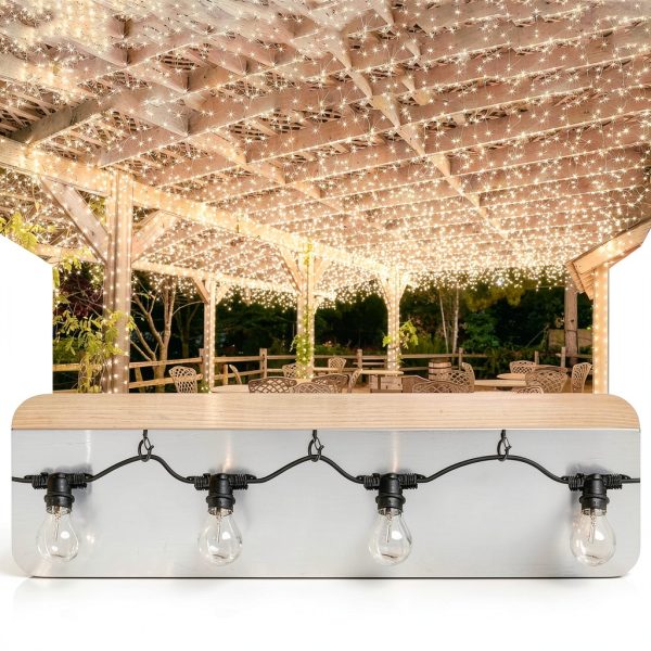 Q Hangers 25 PCS Screw-in Hooks for Outdoor String Lights, Swivel Hanging Basket Patio Light Hooks with Safe Buckle Screw in Planter Eye Hook for Wall Ceiling-2