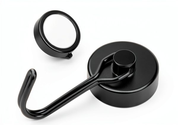 DIYMAG Black Magnetic Hooks 8Pack 120Lbs Metal Hook for Kitchen-3