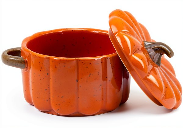 10 Strawberry Street Pumpkin Patch 4" Mini Stoneware Tureens, Set of-2