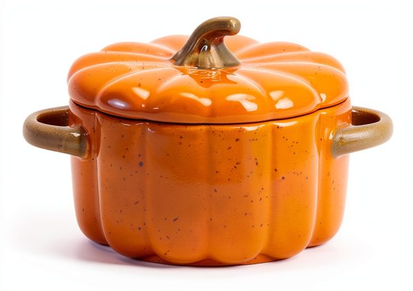 10 Strawberry Street Pumpkin Patch 4" Mini Stoneware Tureens, Set of-0