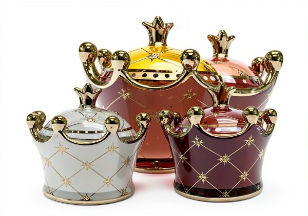 Small Porcelain Tureens - Soperas 5 Estilos Orishas, Santeria, 5"-1